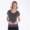 Petite Short Sleeve Scoop with Lining