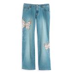 Angel Juniors Plus Butterfly Embroidered Jean