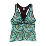 Free Country Sport Back Rolling Dot Tankini