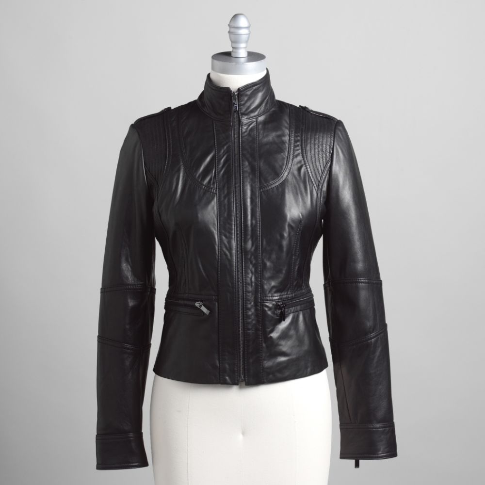 Wilson Women's Stitched Leather Coat