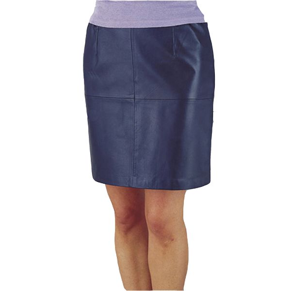 Excelled Women's 19" Leather Skirt