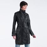 Covington Faux Leather Trench Coat