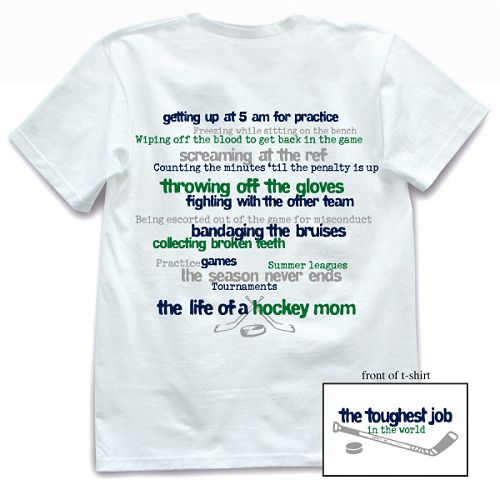 House of Cotton Hockey Mom Heavyweight T-Shirt