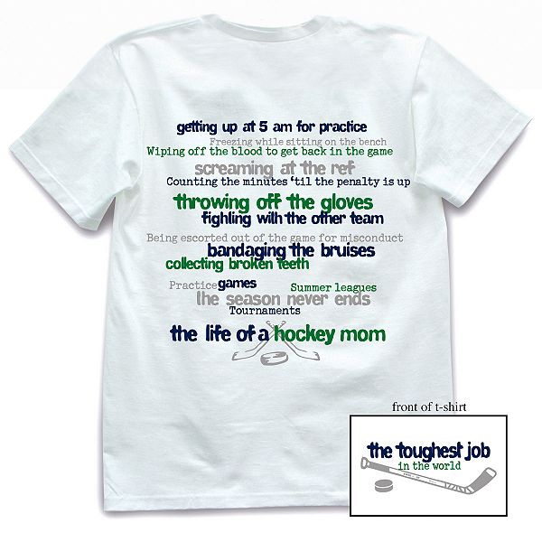 House of Cotton Hockey Mom Heavyweight T-Shirt