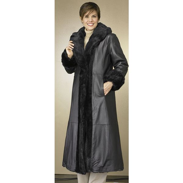 Excelled Women's Faux Fur Coat