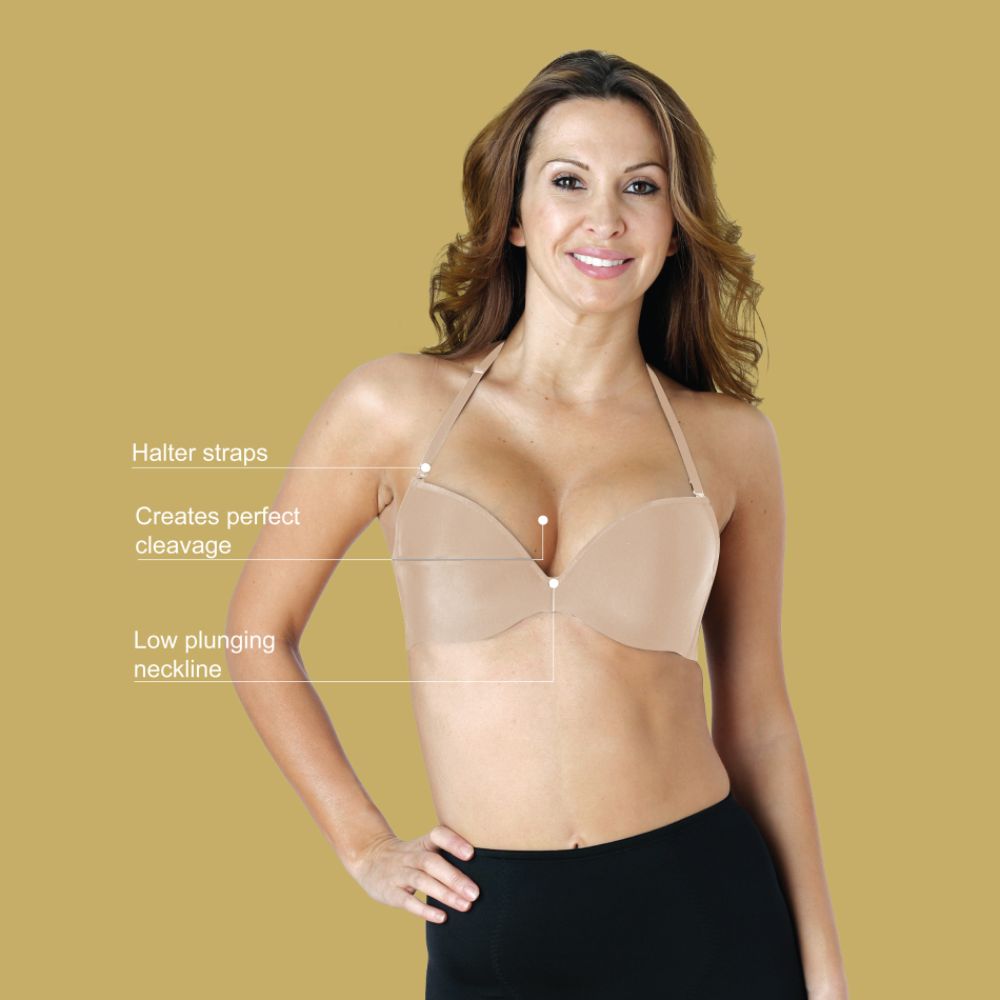 Dr. Rey's Shapewear Plunge Halter Bra