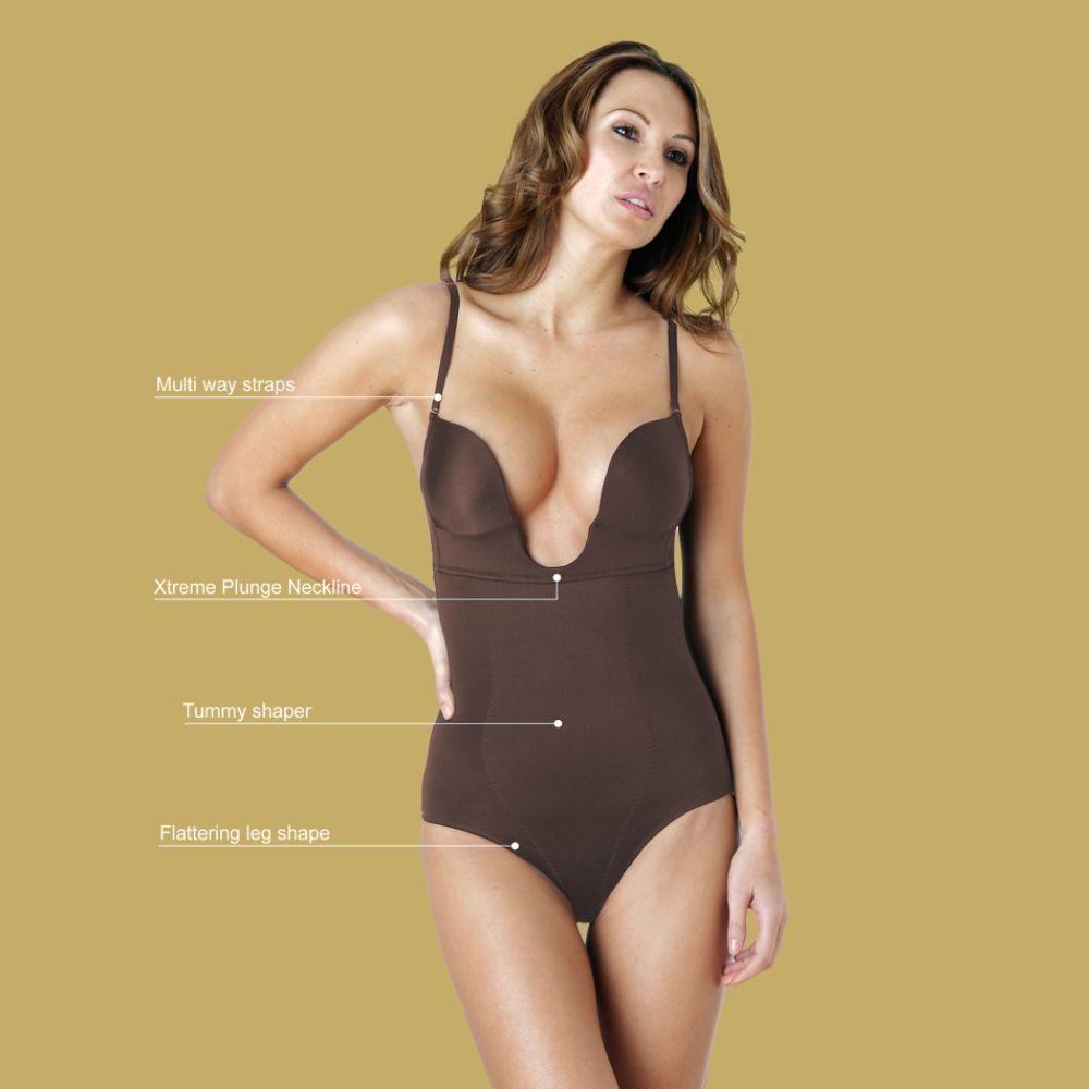Dr. Rey's Shapewear Deep Plunge Bodysuit