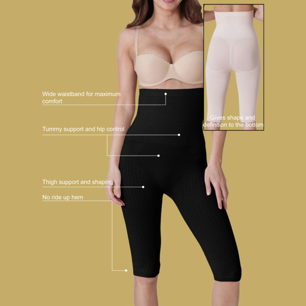 Dr. Rey's Shapewear Seamless Hi-Waist 3/4 Leg