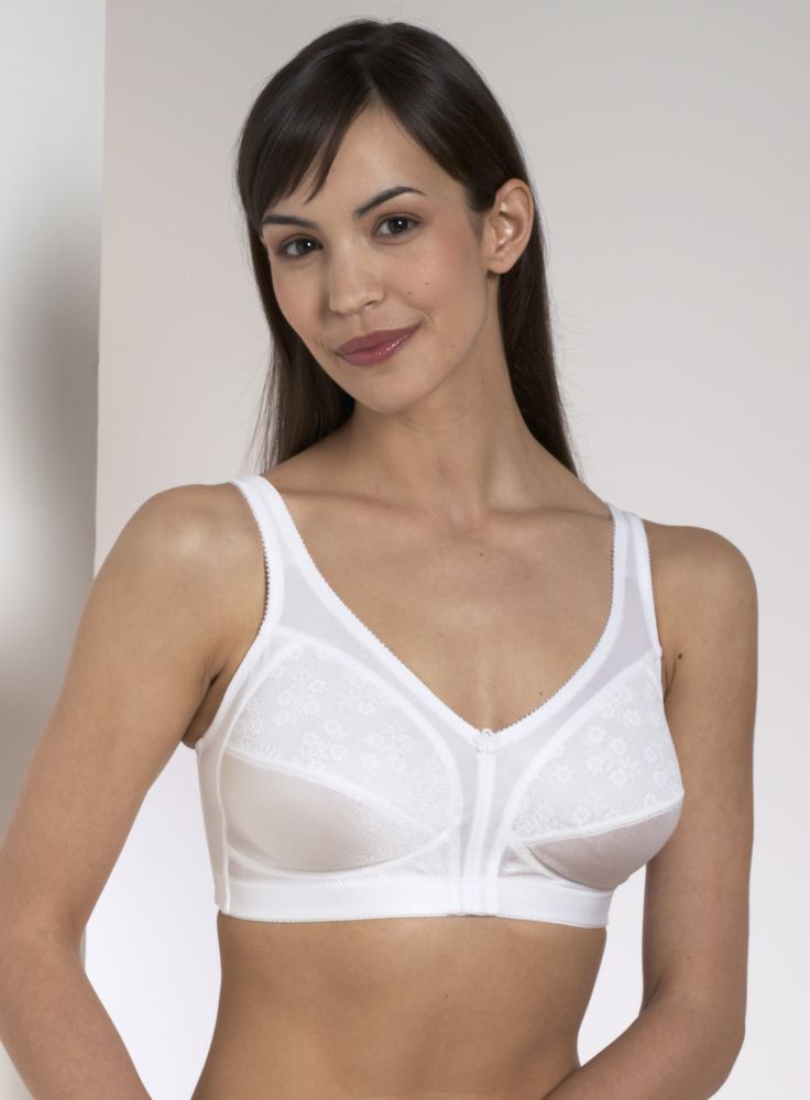 Exquisite Form Floral Lace Camisole Strap Bra #548, Extended Sizes Available