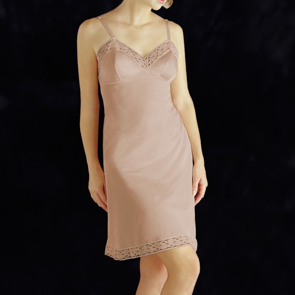 Vanity Fair Rosette 22 in. Full Slip