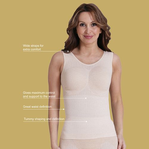 Dr. Rey Shapewear Seamless Sleeveless Singlet Cami