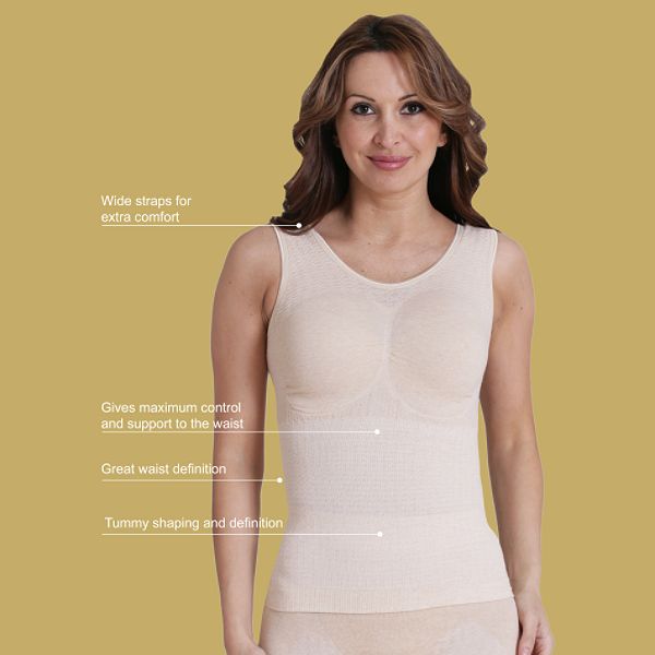 Dr. Rey Shapewear Seamless Sleeveless Singlet Cami