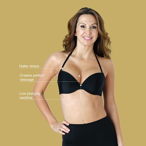 Dr. Rey's Shapewear Plunge Halter Bra