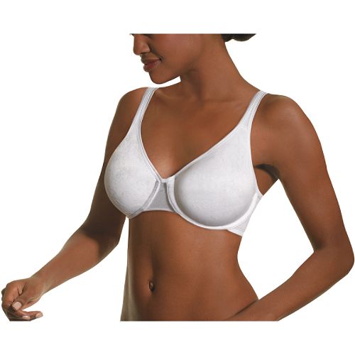 Beauty by Bali Cotton Blend Jacquard Underwire Bra #S127
