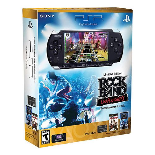 Sony PSP 3000 Limited Edition Rock Band Unplugged Entertainment Pack