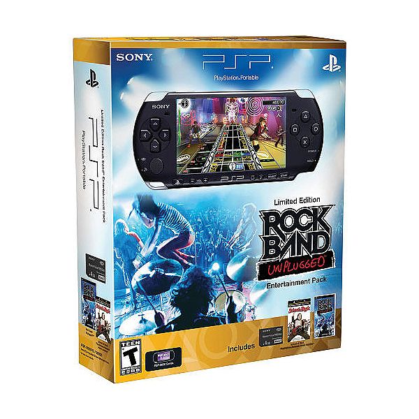 Sony PSP 3000 Limited Edition Rock Band Unplugged Entertainment Pack