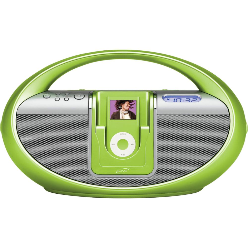 Ipod Boombox on Ilive Portable Boombox With Ipod Compatibility   Green Reviews