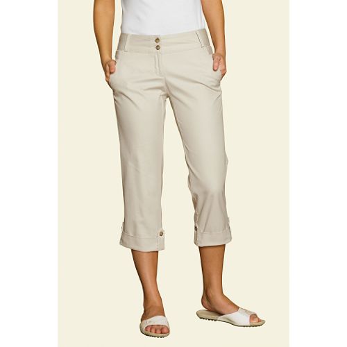 Lands' End Women's Regular Modern Fit Weekend Chino Crop Pants