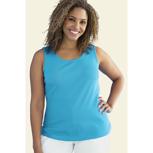 Lands' End Women's Plus Size Scoopneck Tank Top