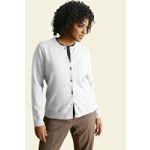 Lands' End Women's Plus Size Fine Gauge Cotton Cardigan Sweater