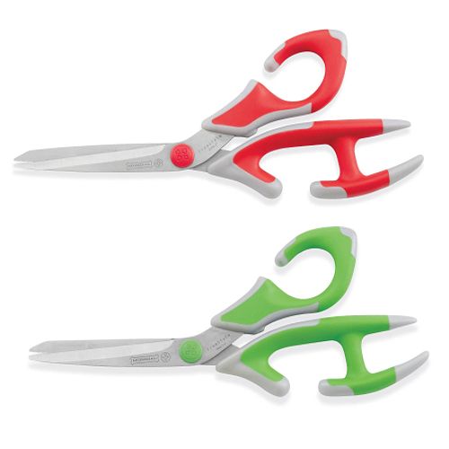 Mundial Special Freestyle Green and Red Two-Pack- 5-1/2 Green Craft/Hobby Scissors and 7 Red All-Purpose Scissors - 2050G-70R Best Price