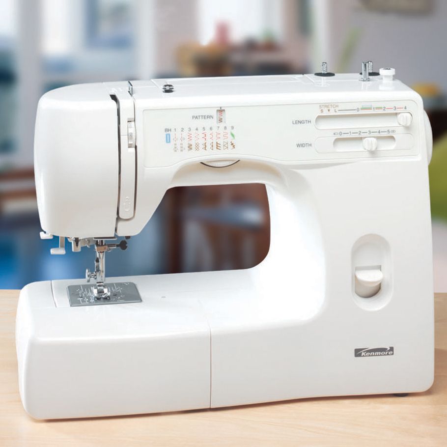 Kenmore Sewing Machine with 58 Stitch Functions, 1-Step Automatic Buttonhole