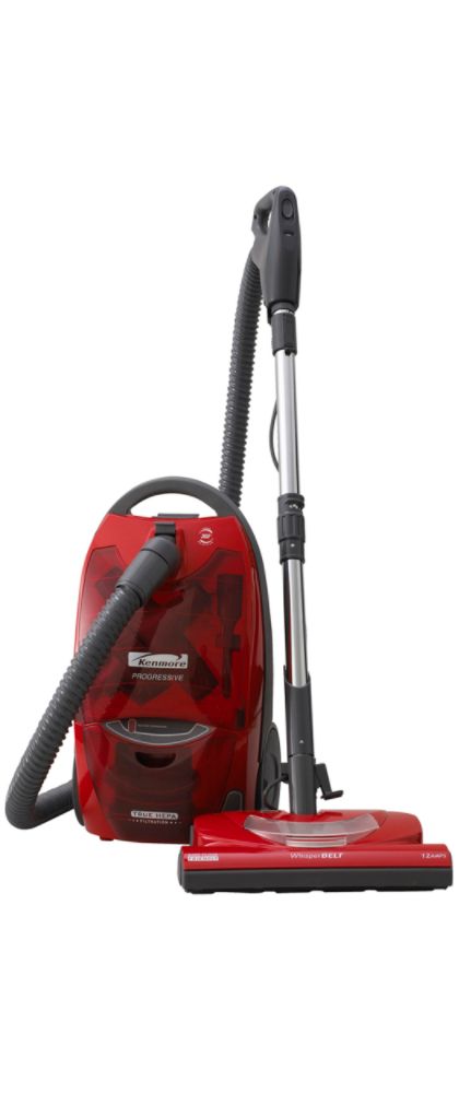 Kenmore Progressive Canister Vacuum with True HEPA Filtration, Red Pepper