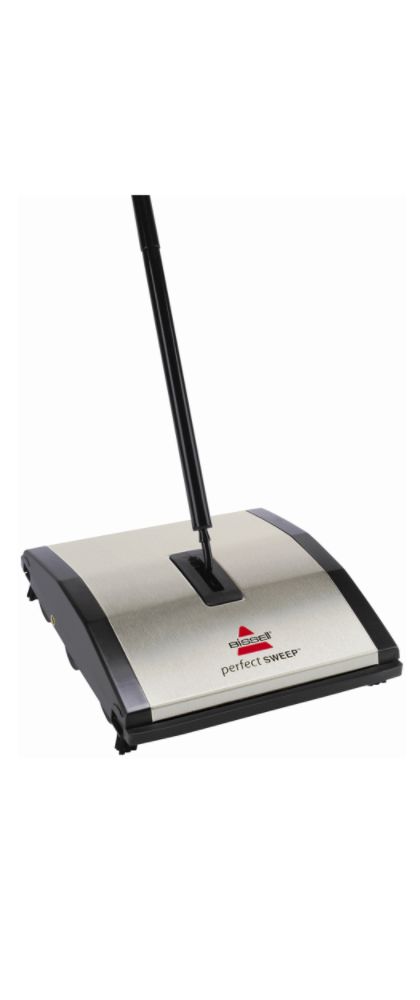 Bissell Perfect Sweep Dual Brush Sweeper, Silver