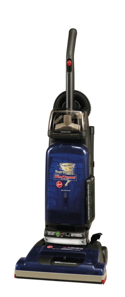 Hoover WindTunnel Upright Vacuum with HEPA Bag System, Blue