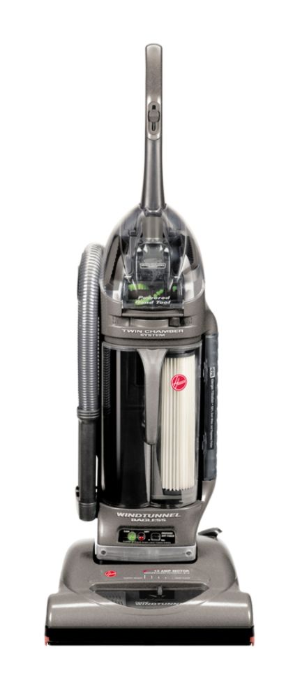 Hoover WindTunnel Bagless Upright Vacuum, White
