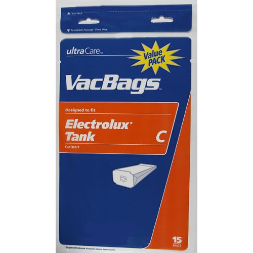 Ultracare Electrolux C Tank Vacuum Bags (Value Pack) - 609374