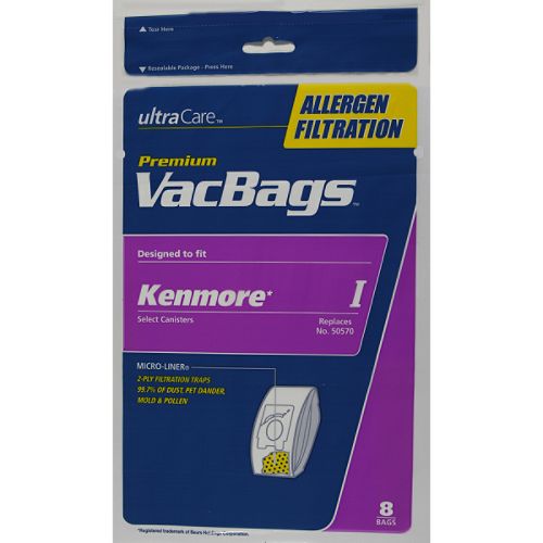 Ultra Care Kenmore l Canister Allergen Filtration Vacuum Bags