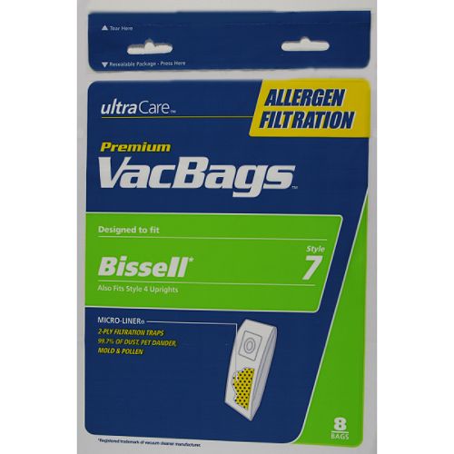 Ultra Care Bissell Style 7 Allergen Filtration Vacuum Bags