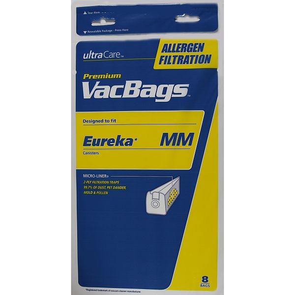 Ultra Care Eureka Style MM Allergen Filtration Vacuum Bags
