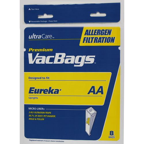 Ultra Care Eureka Style AA Allergen Filtration Vacuum Bags