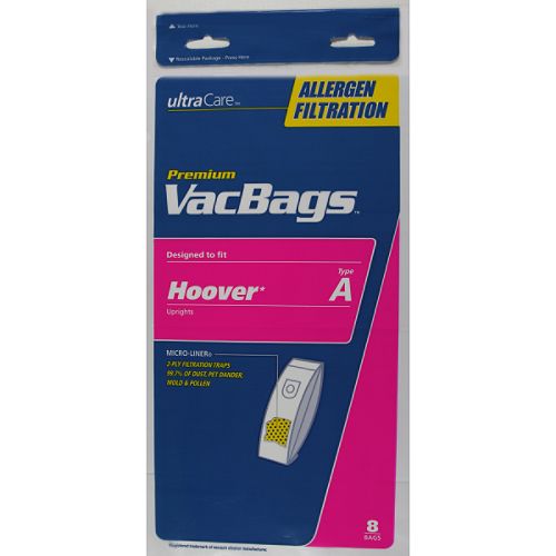 Ultra Care Hoover Type A Allergen Filtration Vacuum Bags