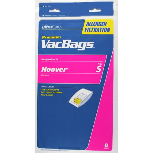 Ultra Care Hoover Type S Allergen Filtration Vacuum Bags