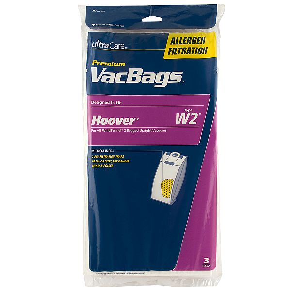 Ultra Care Hoover Allergen W2 Vacuum Bag