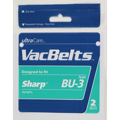Ultracare Sharp BU-3 Vacuum Belts - 610119
