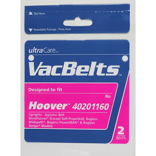 Ultracare Hoover No. 40201160 Vacuum Belts - 610186
