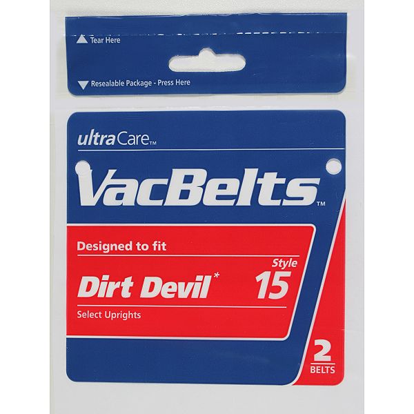 Ultra Care Dirt Devil Style 15 Vacuum Belts