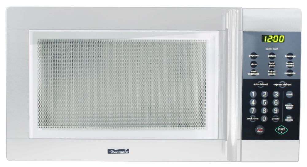 Kenmore 20" 1.1 cu. ft. Countertop Microwave Oven (6622)