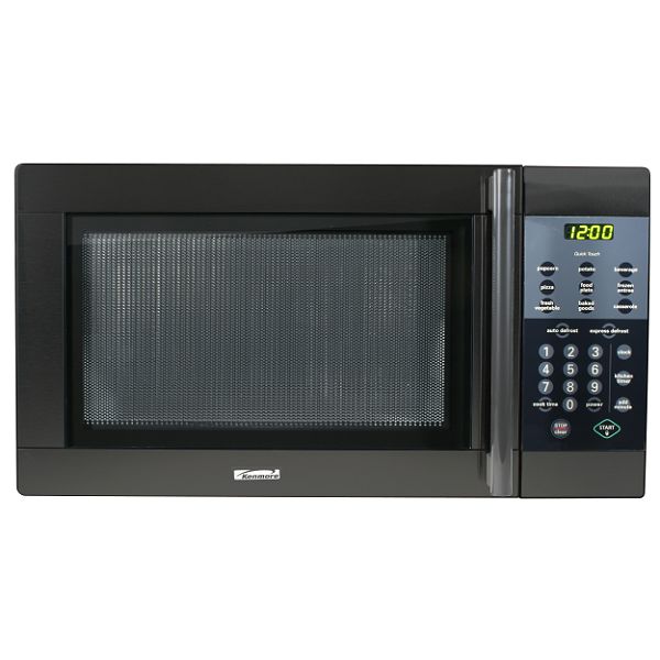 Kenmore Black 20" 1.1 cu. ft. Countertop Microwave Oven (6622)