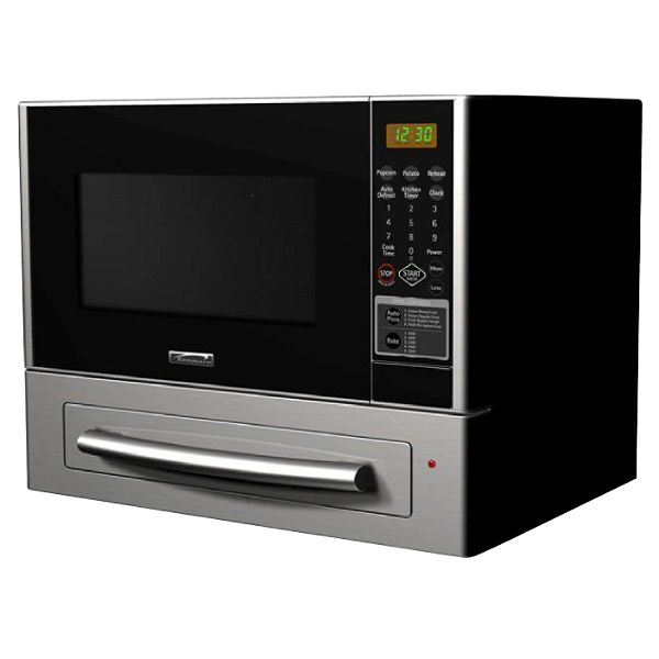 Kenmore Stainless Steel 20" 1.1 cu. ft. Pizza Maker & Microwave Oven