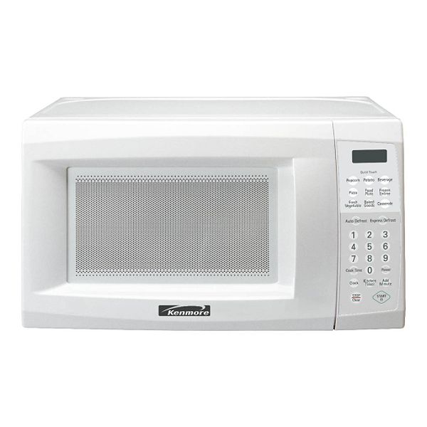 Kenmore White 22-1/4" .7 cu. ft. Counter Top Microwave Oven (6907)