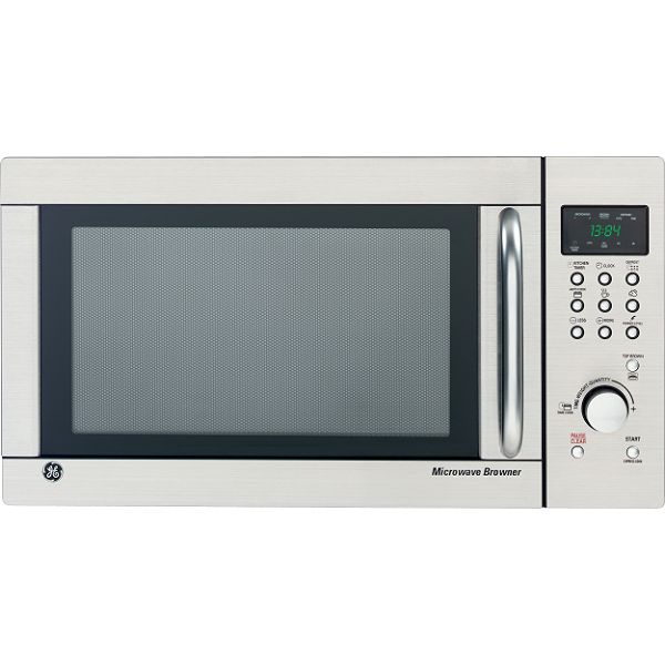 GE Stainless Steel 22-3/16" 1.3 cu. ft. Countertop Microwave Oven