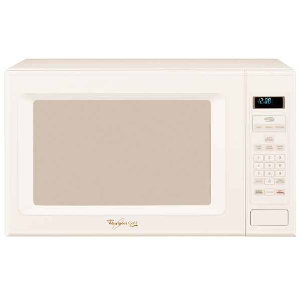Whirlpool Gold Biscuit 23" 1.7 cu. ft. Countertop Microwave Oven with