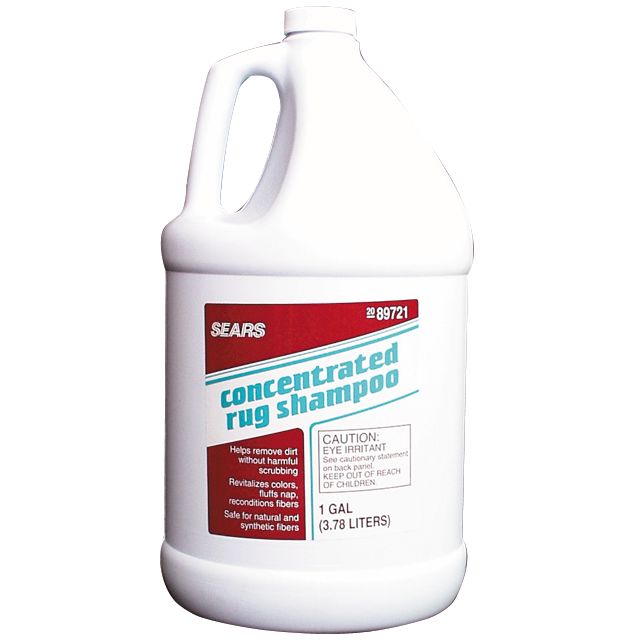 Sears Concentrated Rug Shampoo