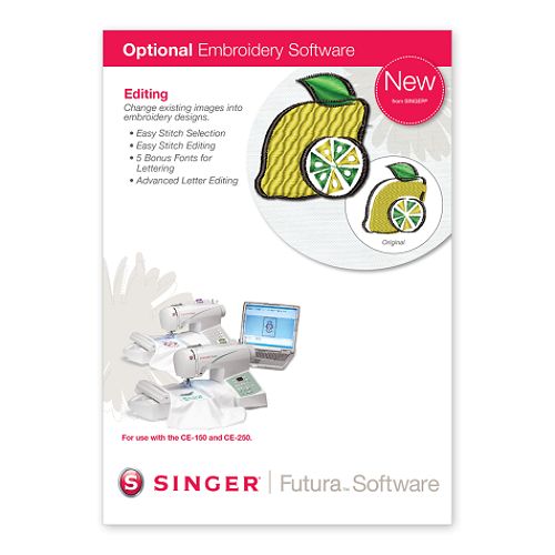 Singer Futura Software: Editing - FUT3-008 Best Price