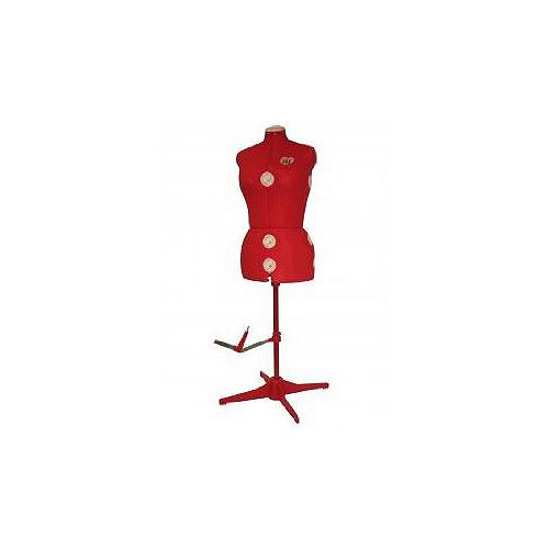 Singer Red Adjustable Dress Form  Size Medium - DF151.CL Best Price